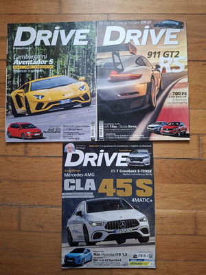 Drive magazines issues 283, 254, 253 like new, pack of 3