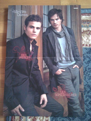 Vampire Diaries & Ashley Tisdale poster like new, size 41x28