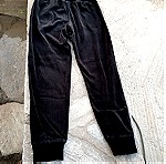  Αντρική Βελουτέ Φόρμα Μπλούζα-Παντελόνι Μαύρη