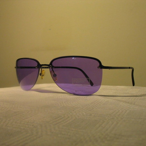 Benetton UCB339 Aviator Sunglasses unisex with purple lenses new
