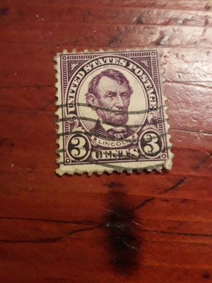 Γραμματόσημο Lincoln 3c 1958 μεταχειρισμένο