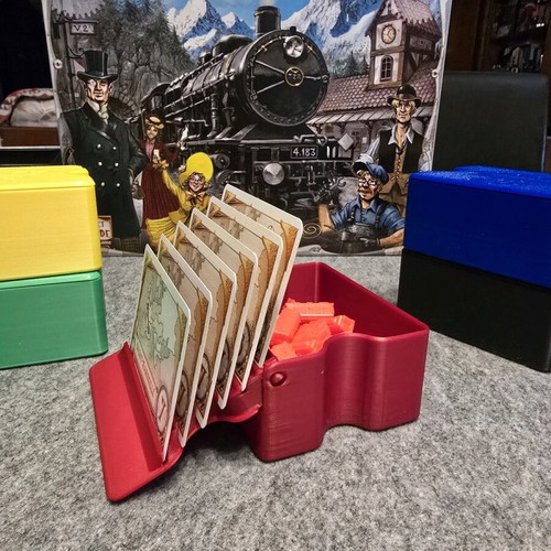 Ticket to ride player trays like new, 3D printed set of 5