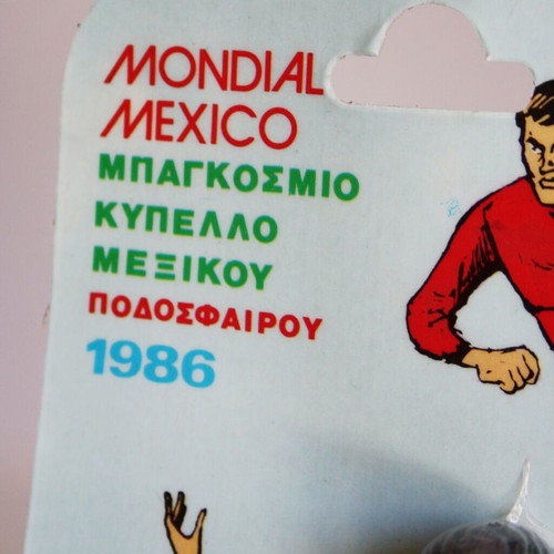 Mondial Mexico 86 Airgam Boys AEK figure new with Olympiada sticker pack