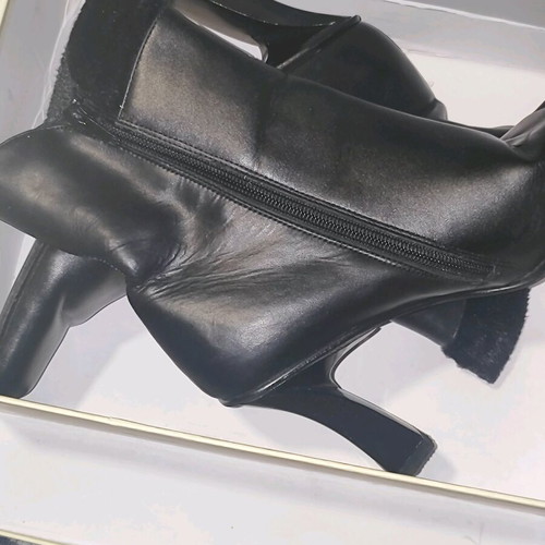 Mario Ponti ankle boots used, black, size 36
