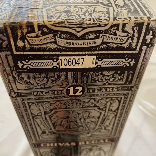 Chivas Regal 12 Years 1L sealed vintage collectible Scotch whisky