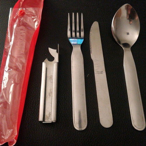 Cutlery and opener set new, pack of 4 sets