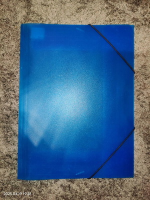 A4 document folders used, pack of 6 pieces