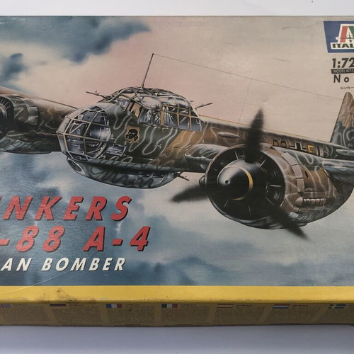 Junkers JU-88 A-4 German Bomber model kit new 1:72 Italeri
