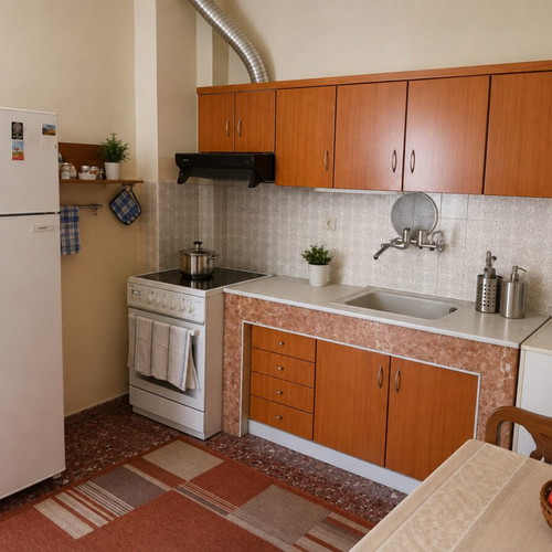 Apartment 125 m² in Thessaloniki Ampelokipoi, furnished with balcony and security door