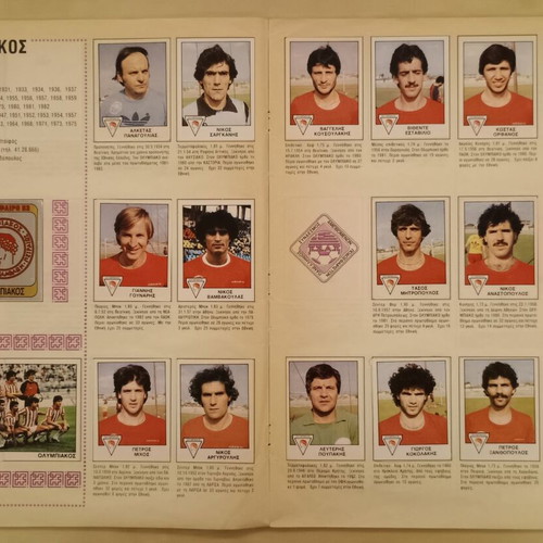 Football 83 Panini sticker album used with 431 stickers