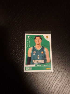 Cedi Osman Euroleague Panini αυτοκόλλητο καινούργιο