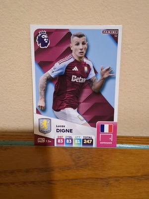 Panini Premier League Lucas Digne καινούργιο