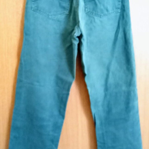 Mad jeans used, size S, blue-green color