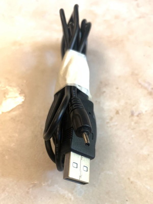 USB charging cable with 2mm plug used for old Nokia phones