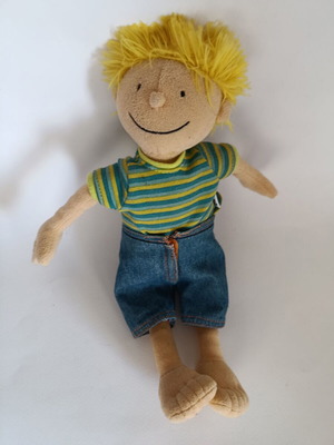 Jako-o cloth doll boy like new