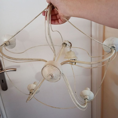 Ceiling light 5-light in like new condition, 52 cm diameter
