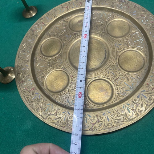 Brass Oriental Coffee Set like new