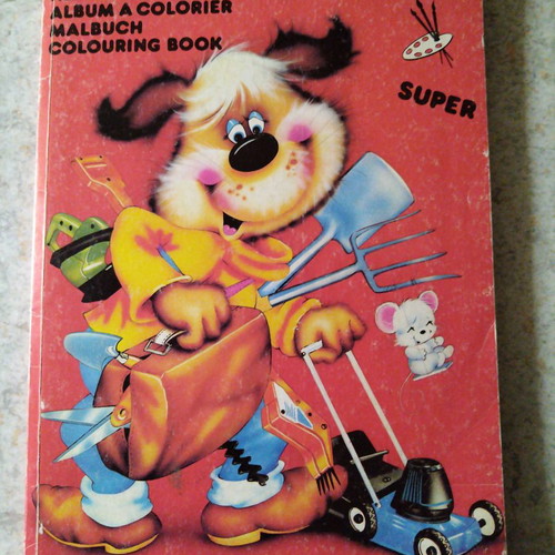 Old colouring book