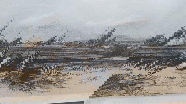 Γιαννιτσά  Μακεδονία Edward Lear χρωμολιθόγραφια