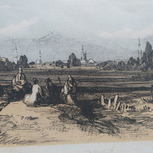 Χρωμολιθογραφία Edward Lear μεταχειρισμένη, Γιαννιτσά Μακεδονία