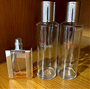 refills Terre D’Hermes parfum & toilette 125 ml & 30 ml αδεια και τα τρια