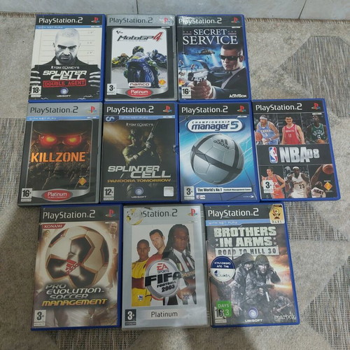 PlayStation 2 games pack of 10 used with manuals
