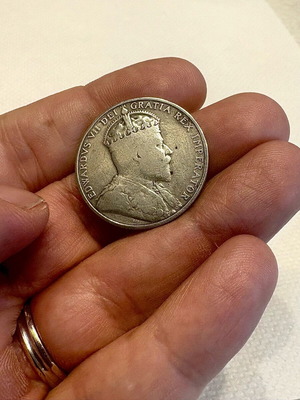 Κύπρος 18 πιάστρες 1907 μεταχειρισμένο, σπάνιο νόμισμα