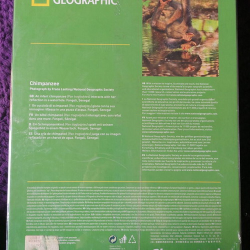 National Geographic Chimpanzee Puzzle new 1000 pcs