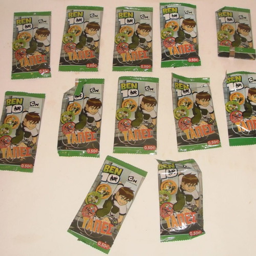 Ben-10 pack with 43 sealed tag packets