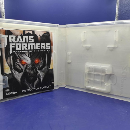 Nintendo DS Transformers Revenge of the Fallen case and manual like new
