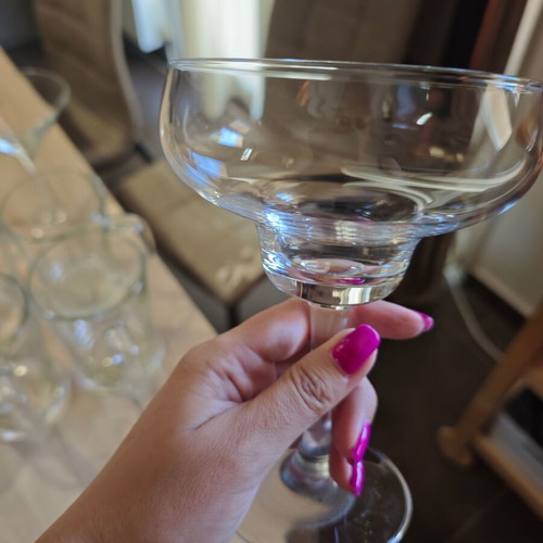 Beer, Martini and Champagne Glasses new, mixed set