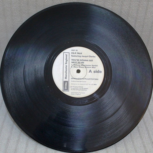 P.E.P Talk Featuring Jacqui Clarke You're Gonna Get Next To Me Remix 12" EP like new
