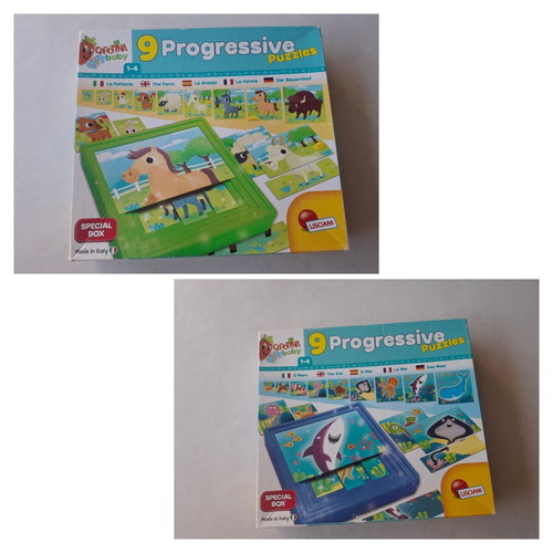 Progressive Puzzles Carotina set of 18 puzzles like new