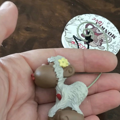 Nici monkey photo holder new