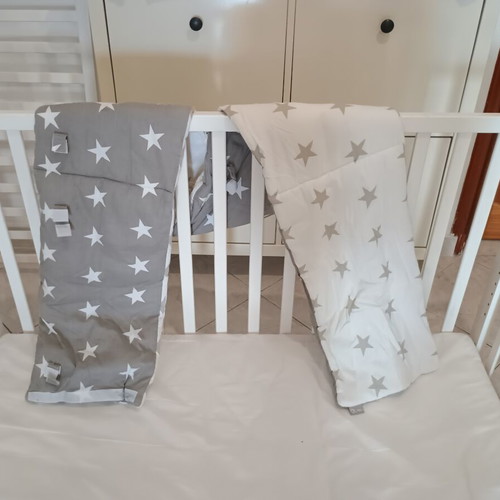 Baby Stars baby cot used with mattress and safety features