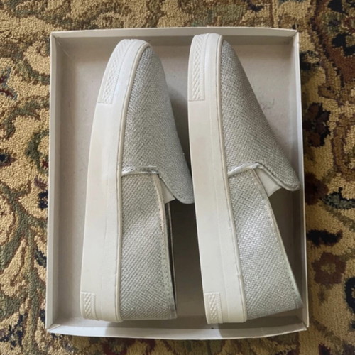 Samba Silver Slip-On Shoes Size 39 New