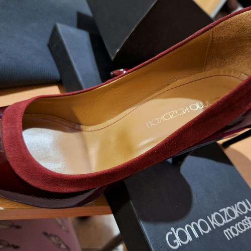 Gianna Kazakou pumps new, burgundy, size 38