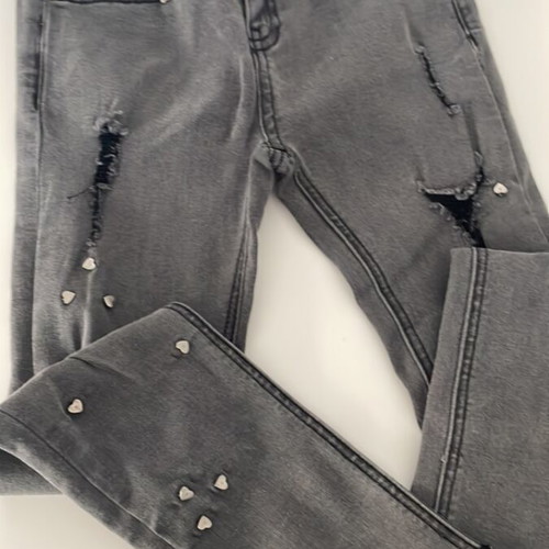 Funky Buddha jeans for girls like new, grey, size 128 cm
