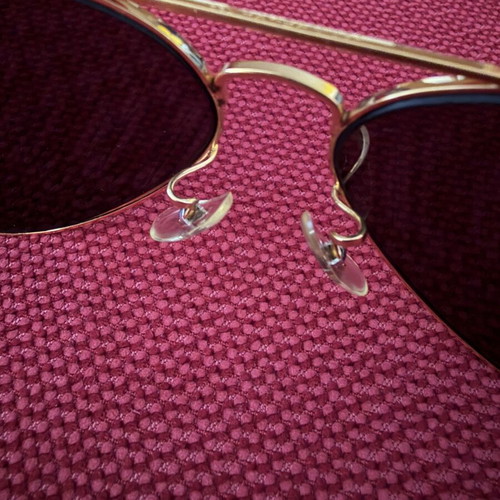 B&L Ray Ban USA Aviator sunglasses vintage, like new, gold frame