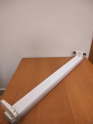 Empty fixture for T8 2x18 watt new, 60cm, 220 volt