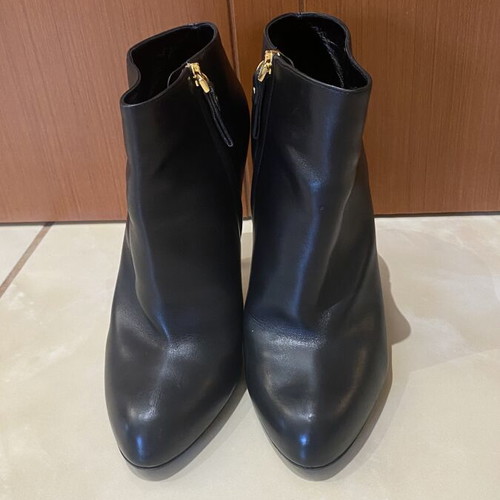 Sergio Rossi black ankle boots like new, size 40, high heel