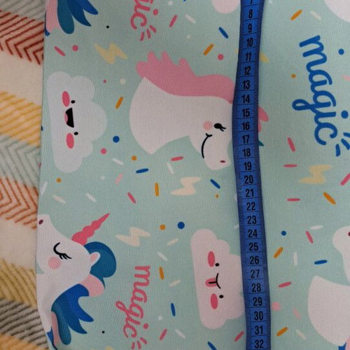 Unicorn backpack bag used, multicolored