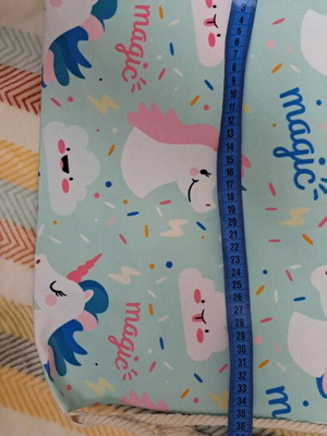 Unicorn backpack bag used, multicolored
