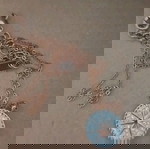  μενταγιόν με πέτρες σε rose gold χρωμα