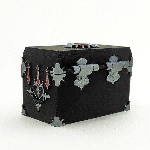 Kingdom Hearts Black Box 3D printed chest new, hand painted