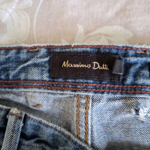 Massimo Dutti men's slim/straight fit jeans size 34 blue like new