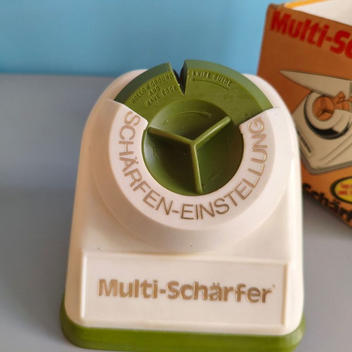 Vintage K-Tel Multi-Schärfer Knife Sharpener used, 1970s design