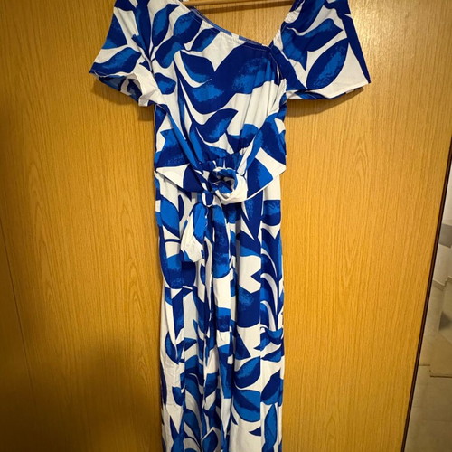 Midi dress Shein new, blue, lightweight summer fabric