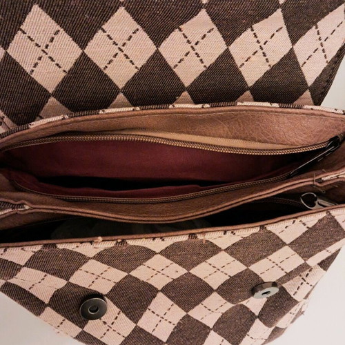Backpack bag new in brown color unused