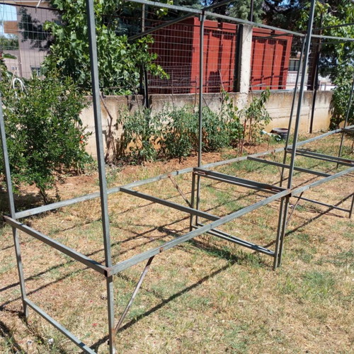 Market stall with metal frame like new, 6 meters